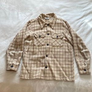 Woolen wool button up - Large - warm great for winter